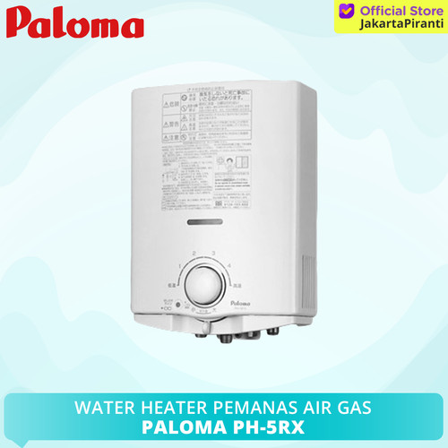 [EZM.5102045] Water Heater Gas Paloma PHRX5 / PH-5RX Garansi Resmi - Made In Japan