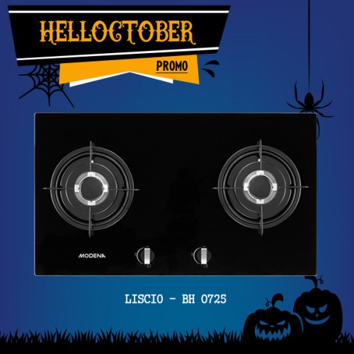[EZM.5102105] Kompor Gas Tanam Modena BH 0725 2 Tungku 70 cm - Helloctober Promo