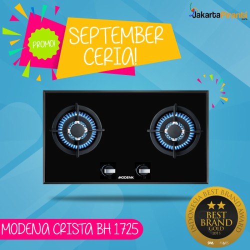 [EZM.5102116] Kompor Tanam Gas Hob Modena BH 1725 - Promo September Ceria