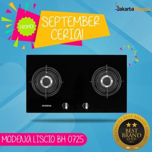 [EZM.5102117] Kompor Tanam Gas Hob Modena BH 0725 - Promo September Ceria