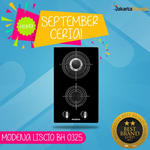 [EZM.5102118] Kompor Tanam Gas Hob Modena BH 0325 - Promo September Ceria