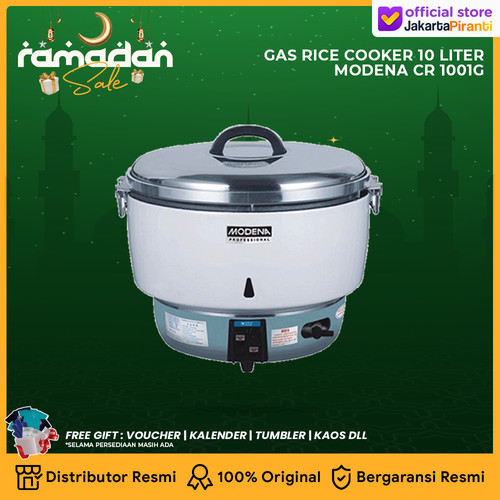 [EZM.5102120] Gas Rice Cooker 10 Liter Kapasitas Besar Modena CR-1001G / CR1001G