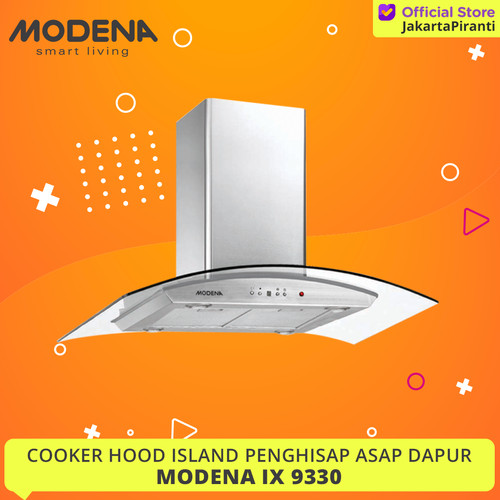 [EZM.5102137] Cooker Hood Modena IX 9330 - Island Hood Modena 90 cm