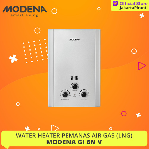 [EZM.5102150] Pemanas Air Gas Modena GI 6N V - Water Heater Gas Alam Modena