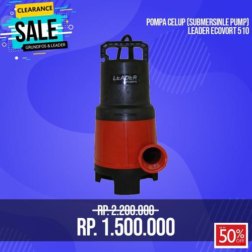 [EZM.5102318] Pompa Celup Air Kotor Leader Ecovort 510