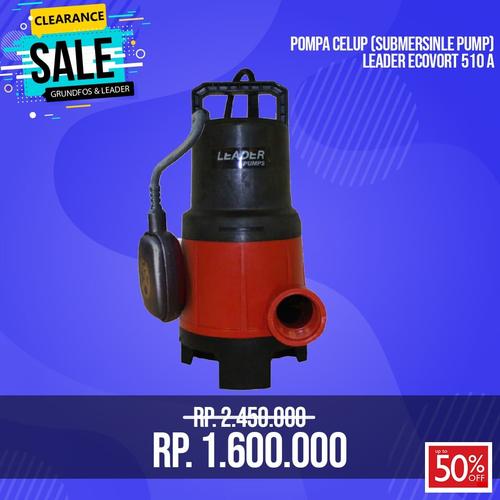 [EZM.5102319] Mesin Pompa Celup Air Kotor Sirkulasi Kolam Leader Ecovort 510 A