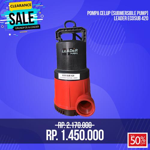 [EZM.5102356] Mesin Pompa Air Celup Leader Ecosub 420 Submersible Pump
