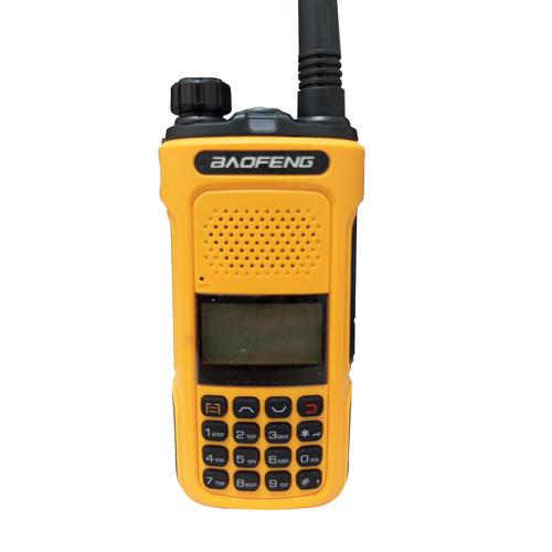 [EZO.1000074] Baofeng UV-10 HT Dual Band Kuning Ori Baru Type C Garansi Jingga UV10