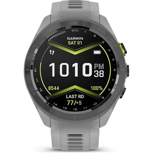 [EZO.1000077] Garmin Approach S70 Smartwatch 42mm Gray Golf GPS Jam Tangan Pintar