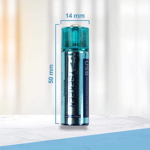 [EZO.1000109] Baterai AA Isi Ulang USB 1500mWh Cas Yeekeen Rechargeable Battery