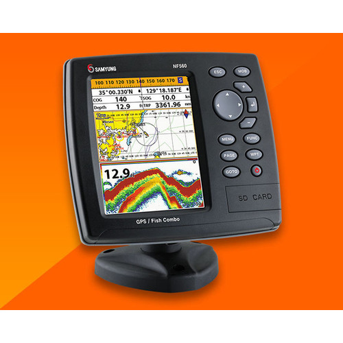 [EZO.1000902] Samyung NF560 GPS Chartplotter Fishfinder Ori Baru Sounder NF-560