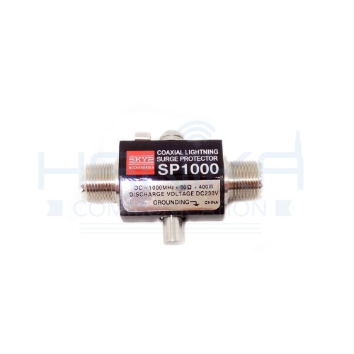 [EZO.1002203] Sky2 SP1000 Anti Petir Coaxial Lightning Surge Protector SP-1000