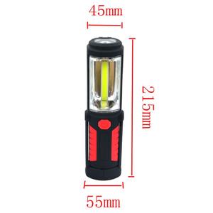 [EZO.1002681] Lampu Darurat Magnet Gantung 3 x Baterai AA Emergency Lamp Merah Hitam