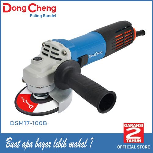 [EZM.5400006] DongCheng DSM17-100B Mesin Gerinda 4 inch Angle Grinder Slim Body