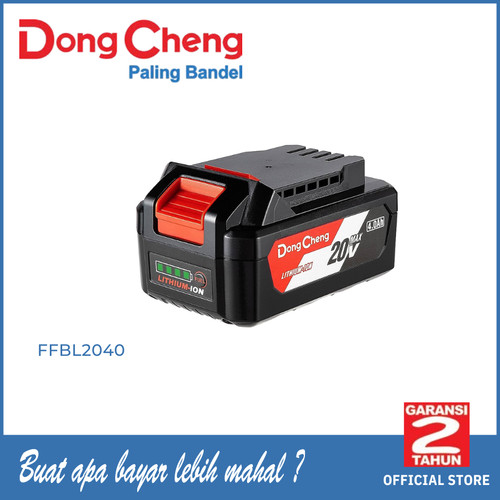 [EZM.5400066] Baterai 20V 4AH Lithium Baattery Dongcheng FFBL2040
