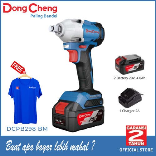 [EZM.5400071] Mesin Pembuka Baut Impact Wrench Dongcheng DCPB298 BM