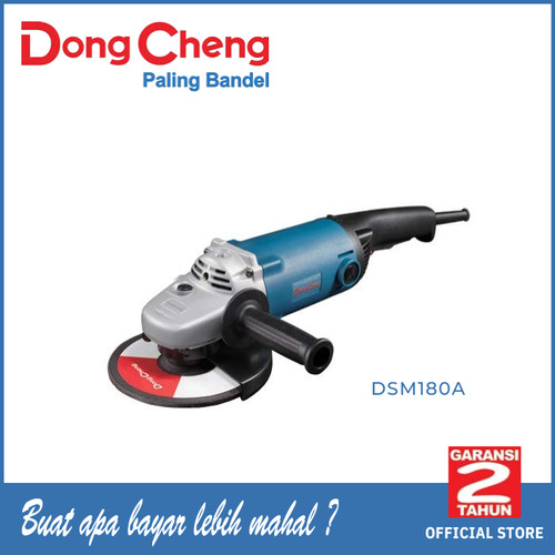 [EZM.5400088] Mesin Gerinda Angle Grinder 7" DongCheng DSM180A
