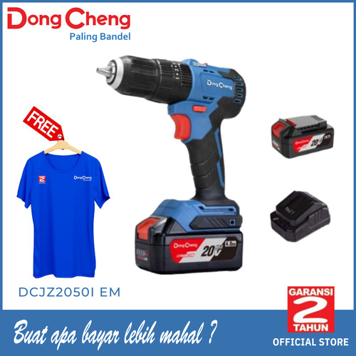 [EZM.5400115] Brushless Mesin Bor Impact Drill 20V DongCheng DCJZ2050I