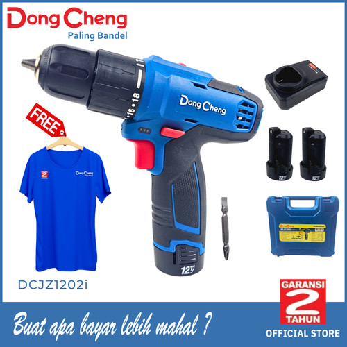 [EZM.5400117] Cordless impact drill Mesin Bor 12V DongCheng DCJZ1202i