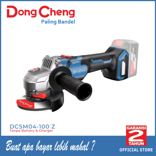 [EZM.5400123] Mesin Gerinda Cordless Angle Grinder Variable Speed Dongcheng DCSM04-100 Z