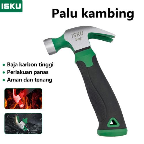 [EZM.5500005] ISKU Palu Kambing Mini / Mini Claw Hammer 8 oz Steel Perkakas Tools
