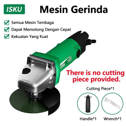 [EZM.5500190] ISKU mesin gerinda gurinda grinda tangan/grinder free mata potong 750w