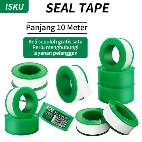 [EZM.5500275] ISKU seal tape sealtape Selotip isolasi pipa keran lakban keran siltip