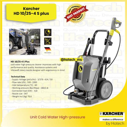 [EZM.5600008] Karcher Professional Model HD 10/25-4 S plus Cold Water Pressure Cleaner | High Pressure Washer HD 10/25-4 S Plus | Karcher High Pressure Washer HD 10/25-4 S Plus Professional