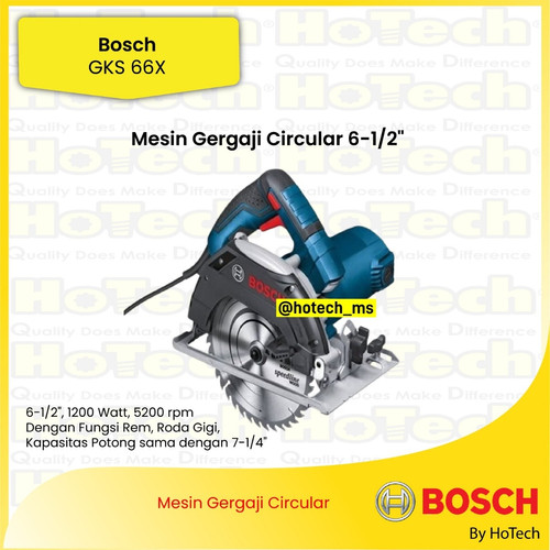 [EZM.5600014] Bosch GKS 66X Mesin Gergaji Circular 6-1/2" || Bosch