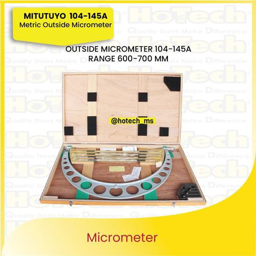 [EZM.5600026] Mitutoyo Outside Micrometer 104-145A Range 600-700mm | MITUTOYO | Micrometer 104-145A Range 600-700mm Metric Outside Brand Mitutoyo | Mitutoyo 104-145A Outside Micrometer Interchangeable Anvil 600-700mm
