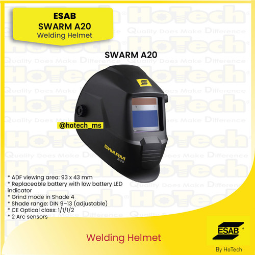 [EZM.5600027] Esab Welding Helmet Swarm A20||Esab