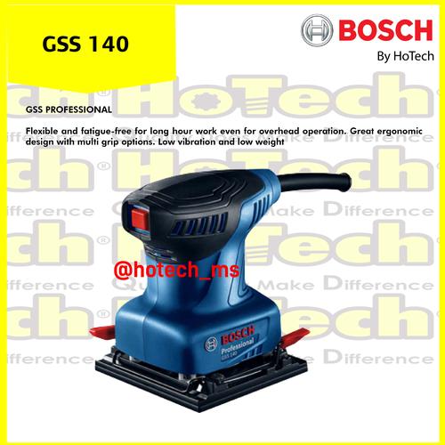 [EZM.5600031] BOSCH Mesin Amplas GSS 140 | Bosch Sander 220 Watt | Mesin Amplas with 14000 rpm