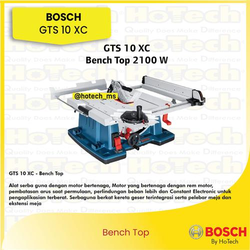 [EZM.5600034] Bosch GTS 10 XC / GTS 10 XC Gergaji Meja 2000 W / Original dari Bosch