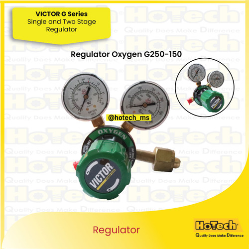 [EZM.5600049] Victor Regulator Oxygen G250-150 | Victor | Regulator Oxygen Brand Victor G250-150 | Regulator Oxygen G250-150 Merek Victor Made In USA | Original USA