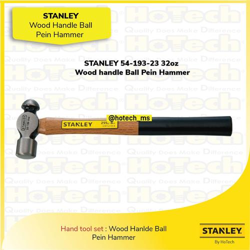 [EZM.5600060] STANLEY 54-193-23 32oz Wood handle Ball Pein Hammer