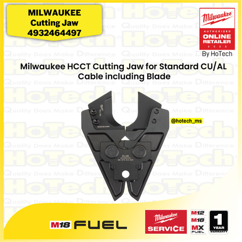 [EZM.5600073] Milwaukee HCCT Cutting Jaw for Standard CU/AL Cable including Blade | Accessories Sawing & Cutting 4932464497