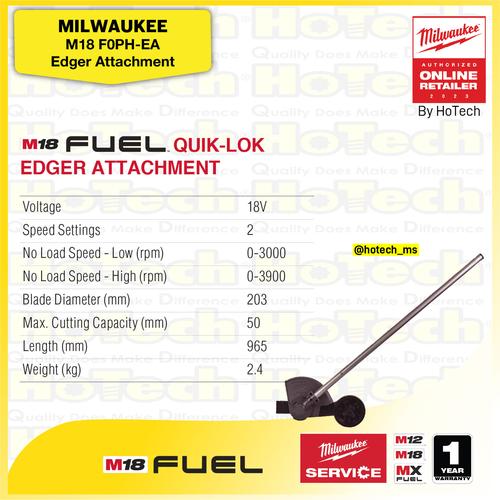 [EZM.5600082] MILWAUKEE Quik-Lok Pole Saw Attachment M18 FOPH-EA | Gergaji Tiang (unit only)