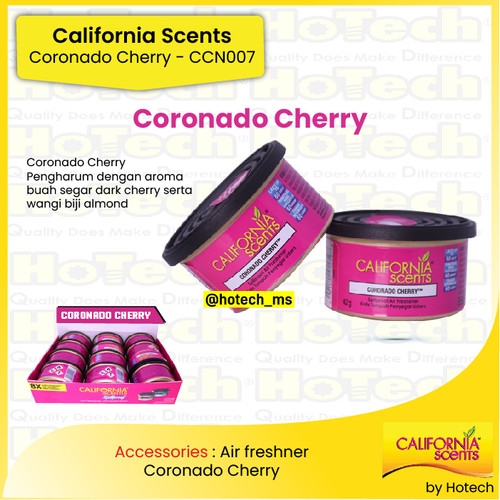 [EZM.5600185] CALIFORNIA SCENTS Spillproof Aroma Coronado Cherry | Pengharum Mobil