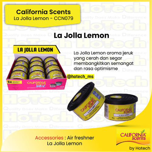 [EZM.5600189] CALIFORNIA SCENTS Spillproof Aroma La Jolla Lemon | Automotive