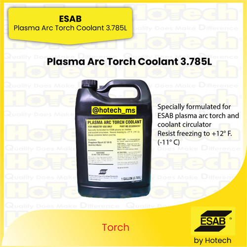[EZM.5600198] Plasma Arc Torch Coolant | ESAB | Torch Coolant For Plasma Cutting