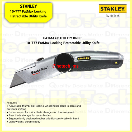[EZM.5600212] STANLEY CUTTER | 10" 10-777-22 FatMax Locking Retractable Utility