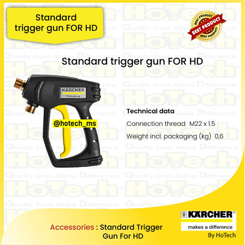 [EZM.5600268] KARCHER HIGH PRESSURE GUN STANDARD (M22 X 1,5) FOR HD