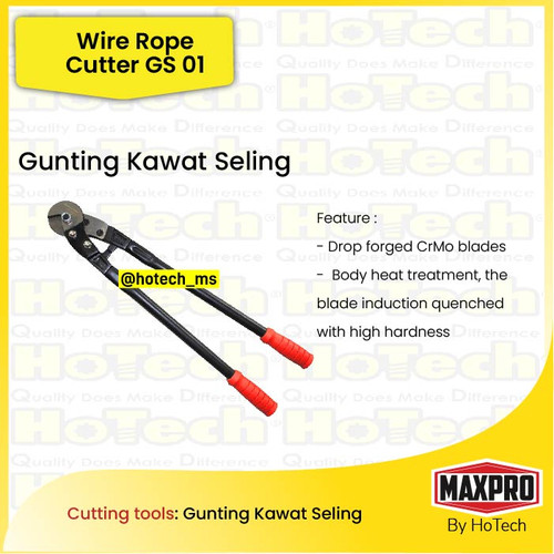 [EZM.5600272] Maxpower Gunting Kawat Seling  | Wire Rope Cutter | Gunting Kawat
