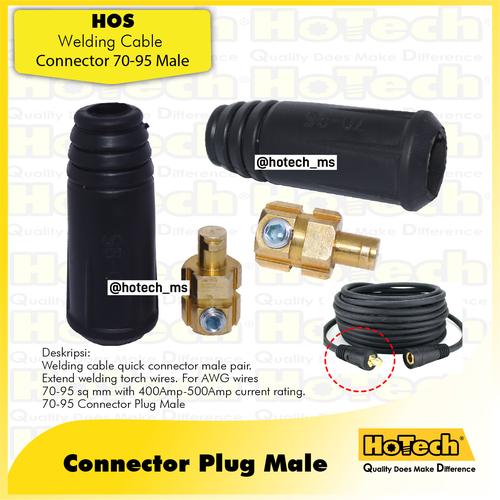 [EZM.5600309] Kabel Konektor Las Male DKJ 70-95mm Cable Socket Connector