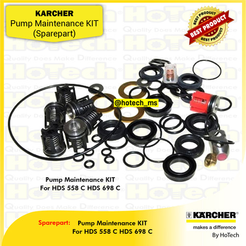 [EZM.5600316] Karcher Spare Part Seal Pump Set For High Pressure Washer Professional