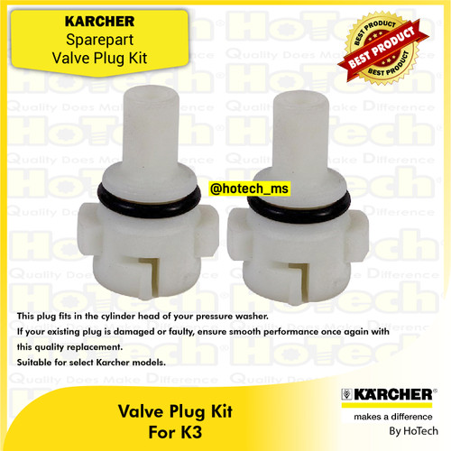 [EZM.5600318] Karcher Valve Plug High Pressure Cleaner For k3