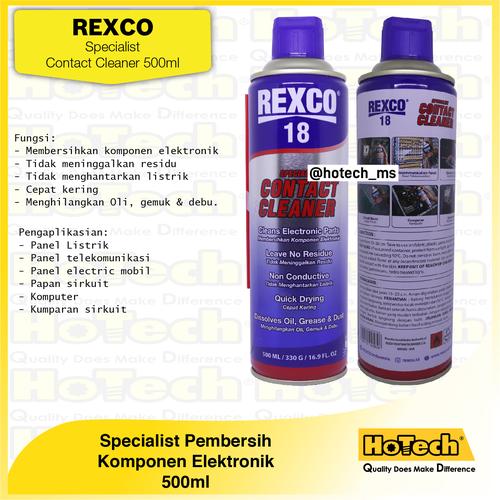 [EZM.5600327] Rexco 18 contact cleaner 500 ml | Pembersih Elektrik Rexco 18