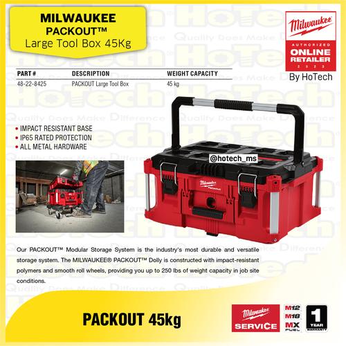 [EZM.5600333] Milwaukee Large Tool Box | Storage Tool Box | Tempat Perkakas
