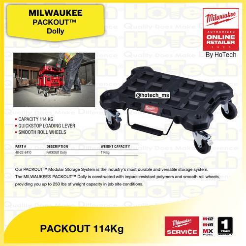 [EZM.5600334] Milwaukee Tool Box Dolly | Storage Tool Box | Tempat Perkakas