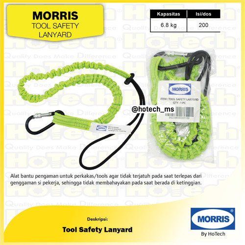 [EZM.5600337] MORRIS | Tool Lanyard  | Tool Safety Lanyard | Tali Pengikat Safety
